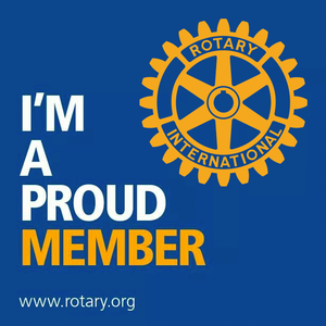 Proud Member of Rotary Badge